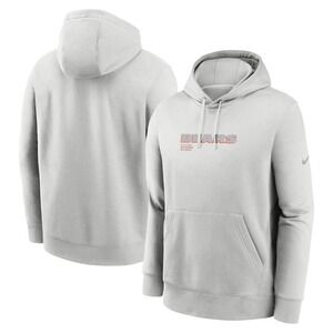 Chicago Bears Nike Edge Pack French Terry Club Pullover Hoodie - GraySize 3XL